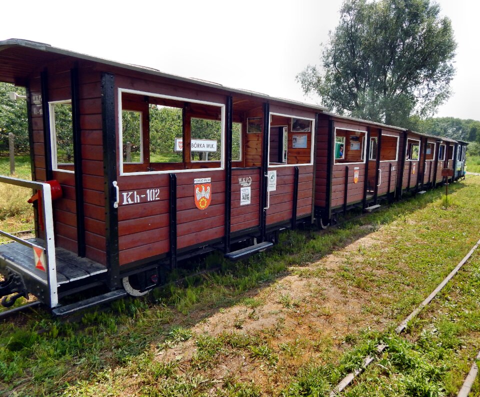 Historic vehicle narrow-gauge railway unit control photo