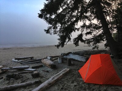 Wilderness hiking backpacking