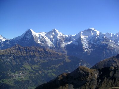 Mountains grindelwald switzerland photo