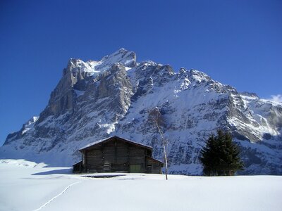 Switzerland alpine north wall