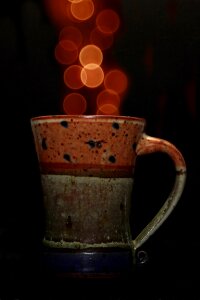 Drink cappuccino coffee mugs photo