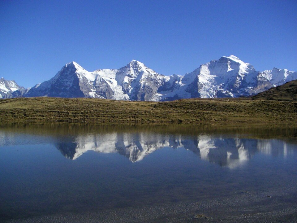 Mountains grindelwald winter