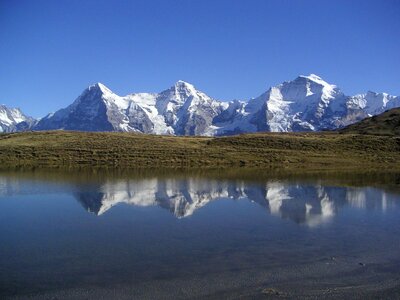 Mountains grindelwald winter