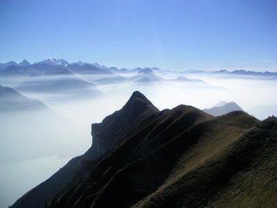 Switzerland summer hiking photo