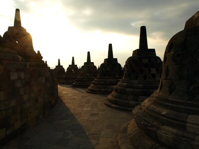Borobudur temple asia photo