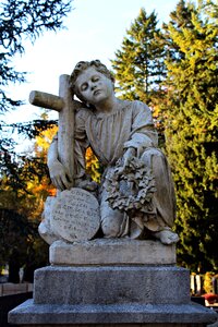 Mourning tombstone stone