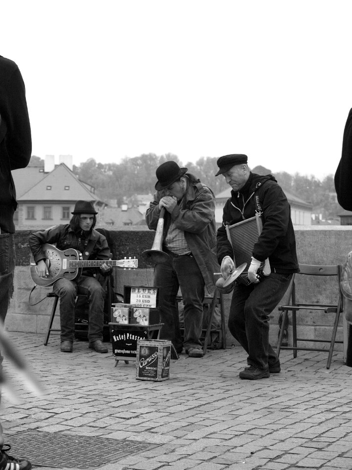 Men street scene city scene
