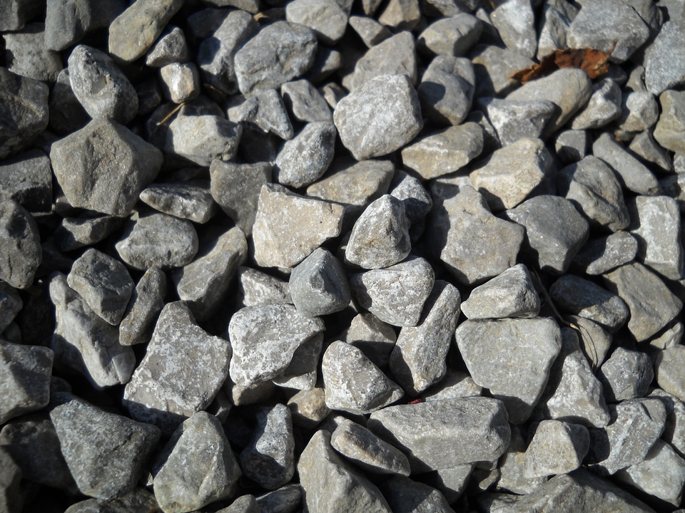 Grey pebble granite photo