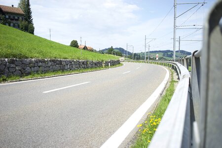 Route landscape curves photo