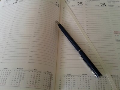 Schedule planning writing
