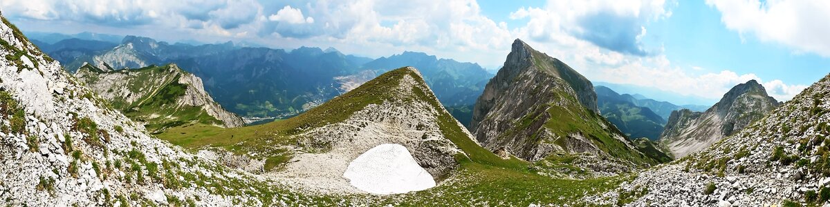 Mountains alps panorama