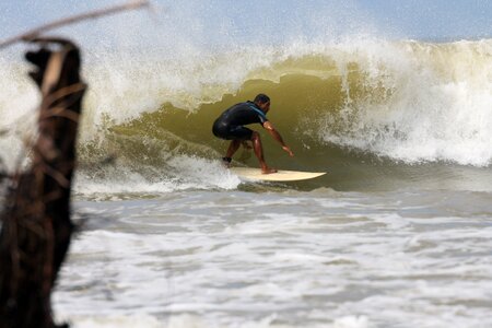 Surfer surf golf