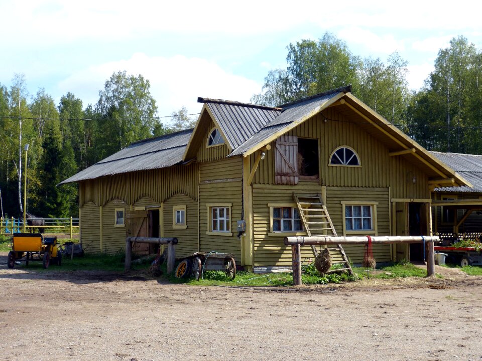 Wood bar building