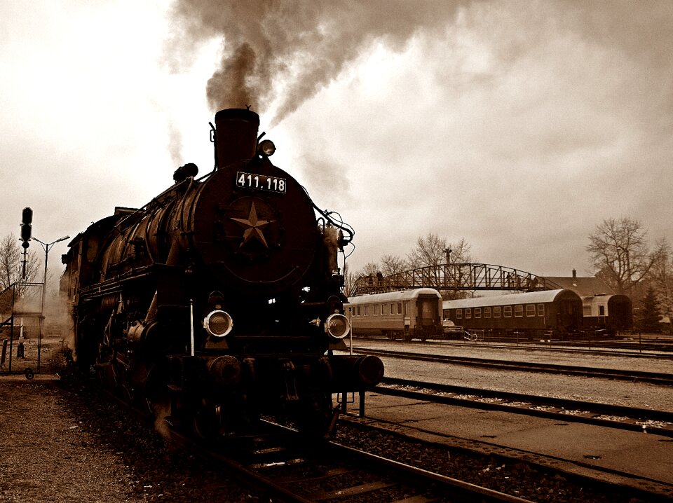 Rail transport train