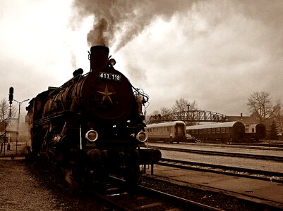 Rail transport train photo