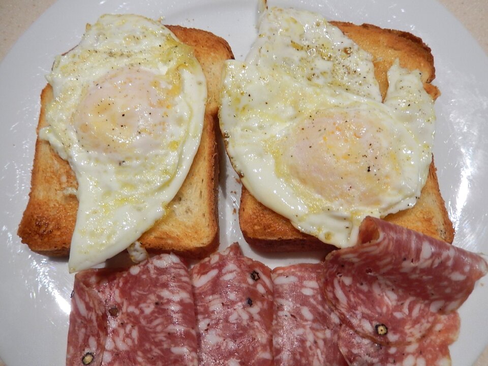 Toast breakfast food