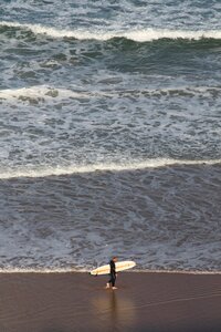Surf waves sea