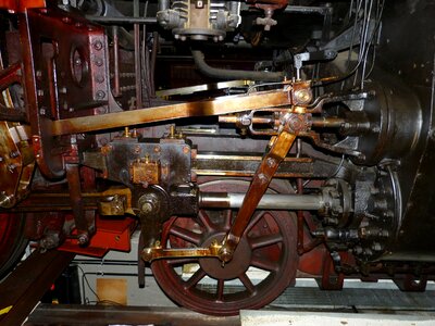 Steam locomotive historically train