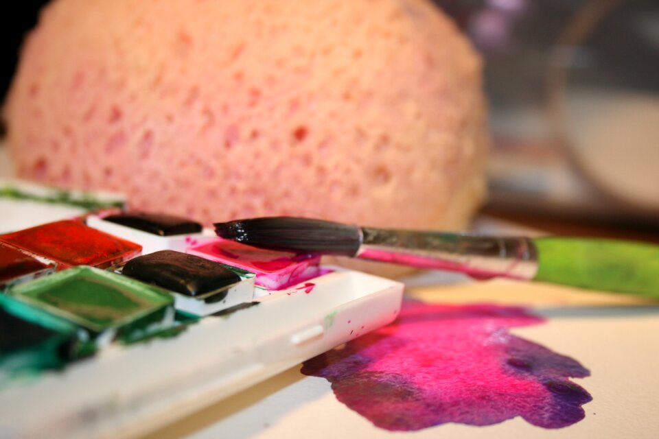 Paint colorful painting