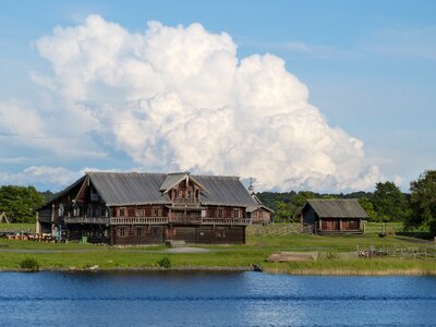 Wood bar building photo