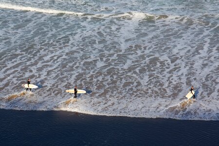 Surf waves sea
