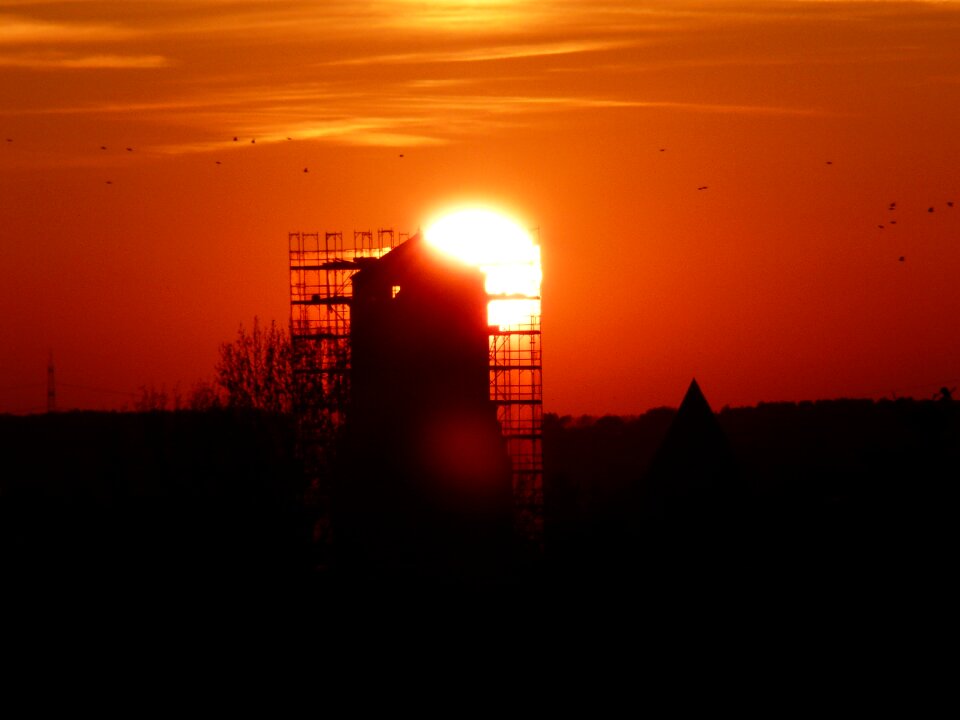 Sunset mood romance