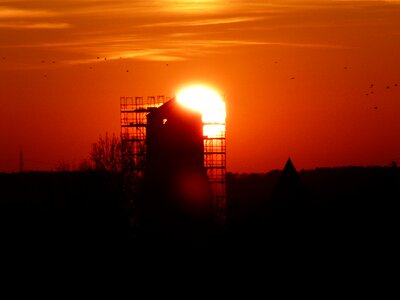 Sunset mood romance