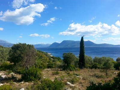 Ionian greek meganissi photo