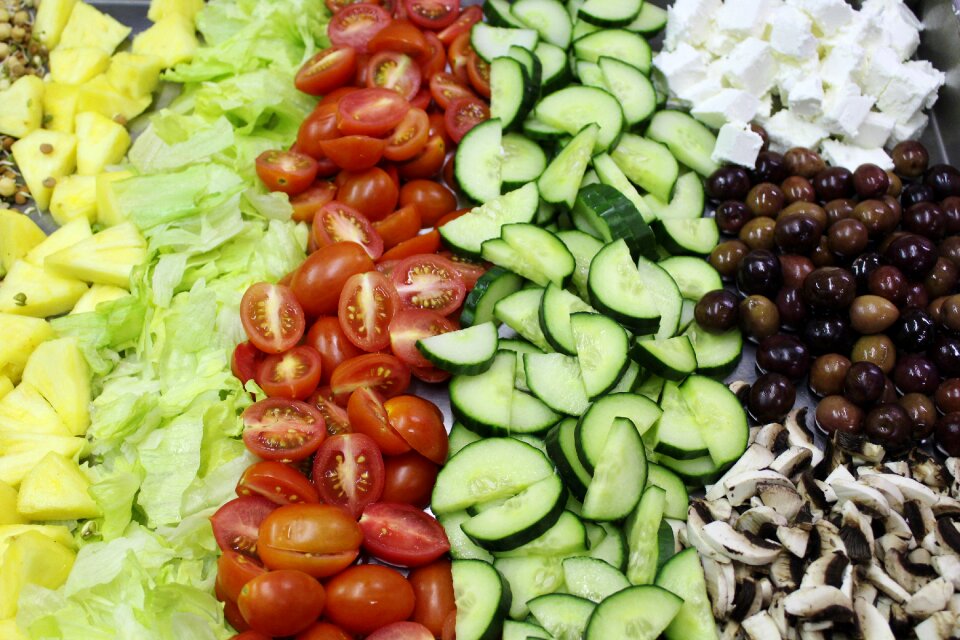 Salad feta olives