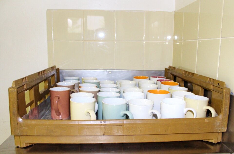 Tableware rinse coffee mugs