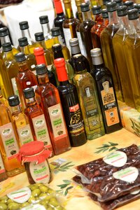 Bottles market mediterranean