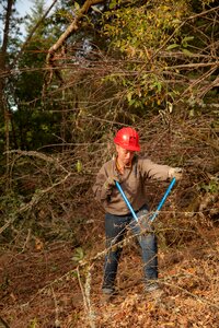 Trail builder trail work
