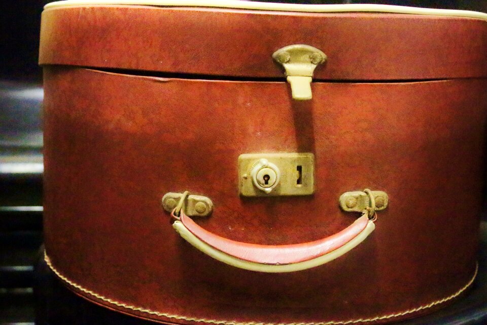 Luggage castle leather