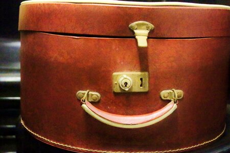 Luggage castle leather