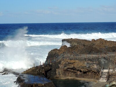 La palma wave canary islands photo