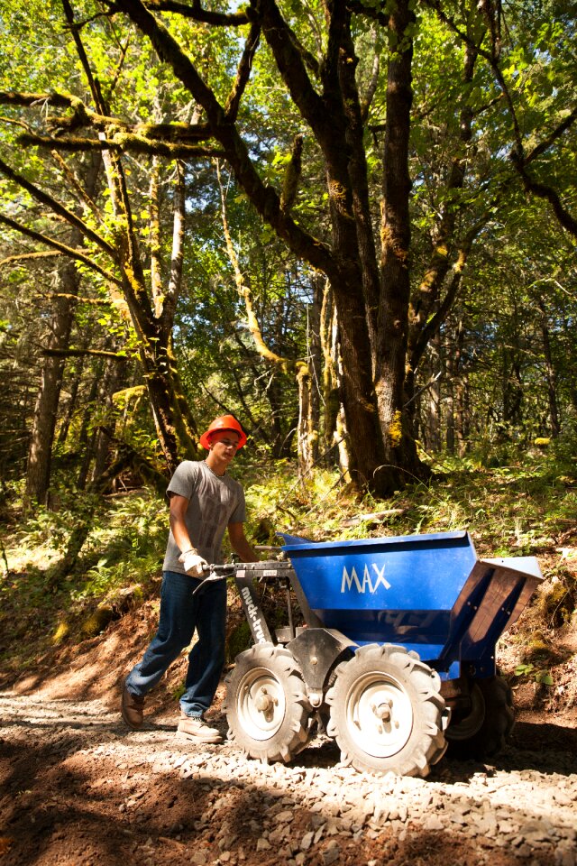 Trail trail worker trail work photo