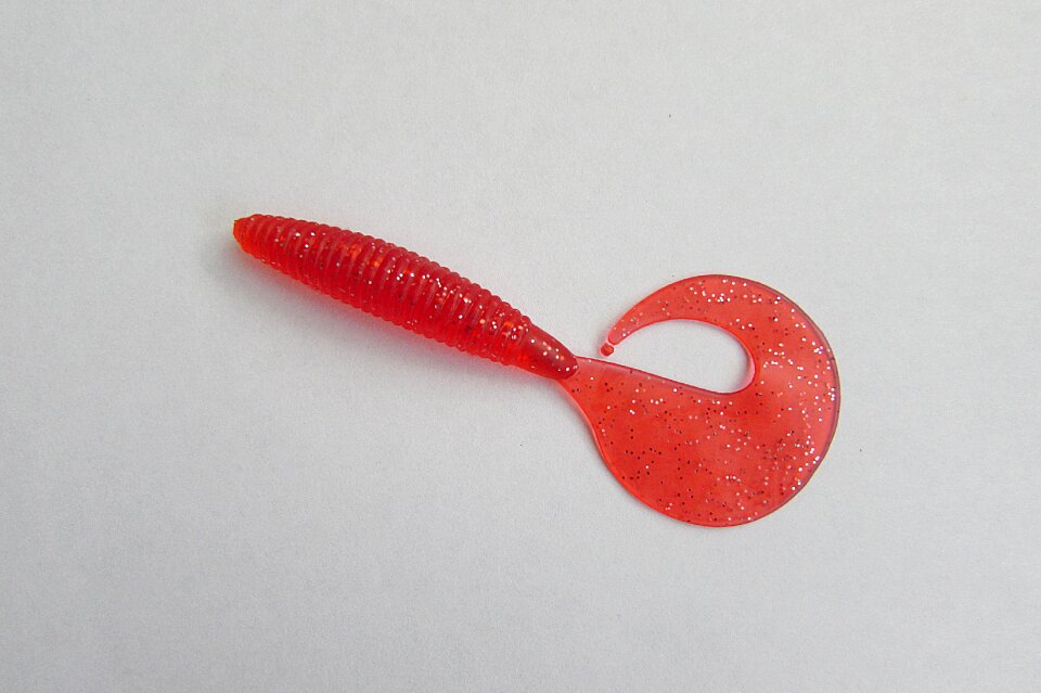 Lures fish rubber worm