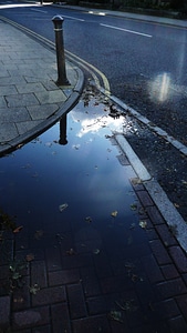 Pavement street wet photo