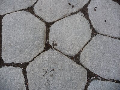 Stone paving pattern photo