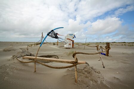 Beach chair island north sea