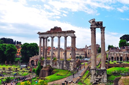 The roman forum rome italy photo