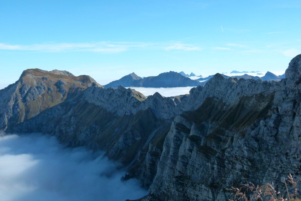 Climbing north walls fog