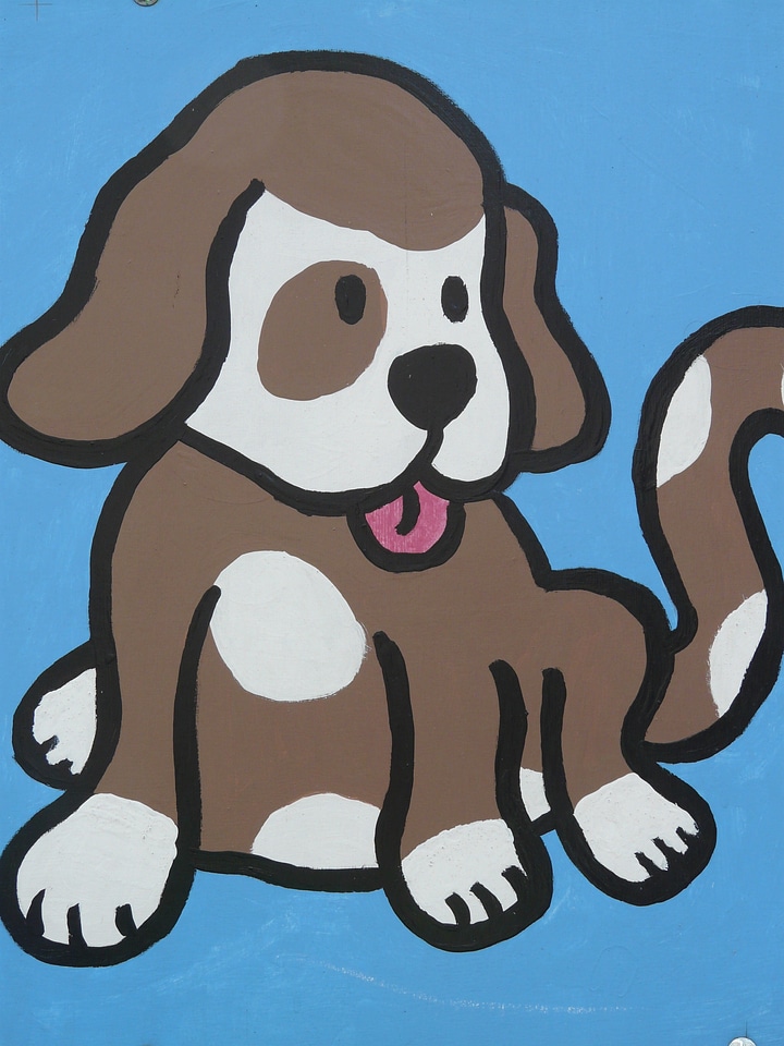 Image paint cartoon character