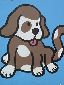 Image paint cartoon character