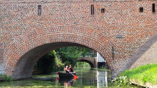 Amersfoort netherlands canal boat photo