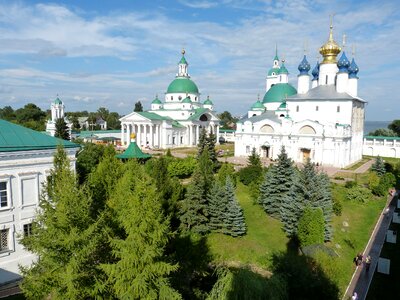 Golden ring orthodox church photo