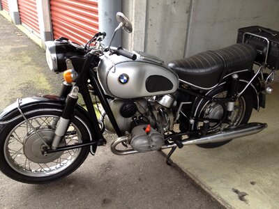 Vintage motorbike