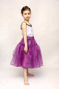 Ballet dance the little girl
