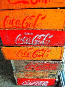 Containers wood painted