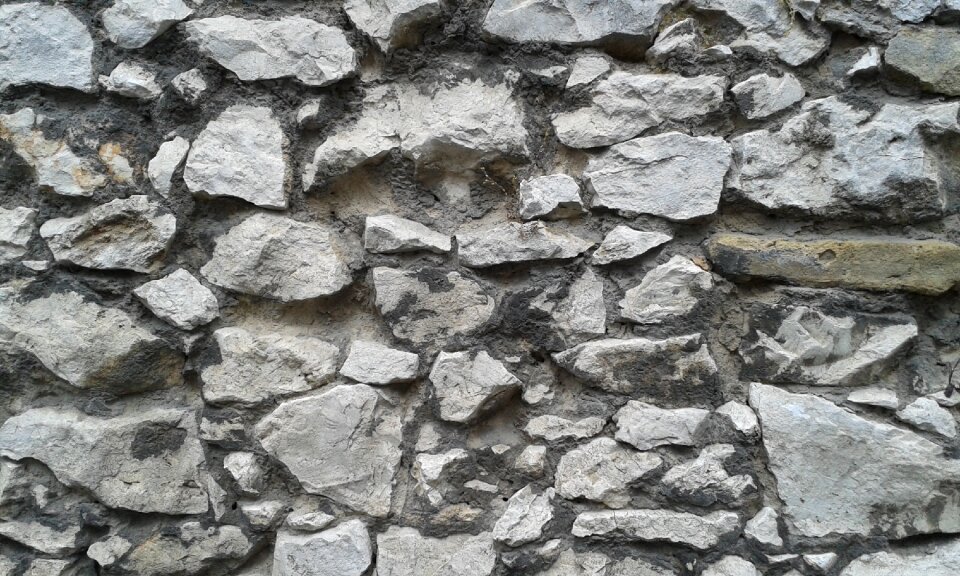 Stone wall wall stone